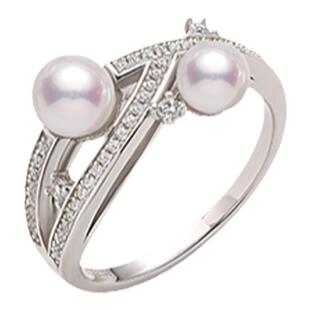 《双子星》轻奢线·天然淡水珍珠复古设计感简约气质纯银戒指环女