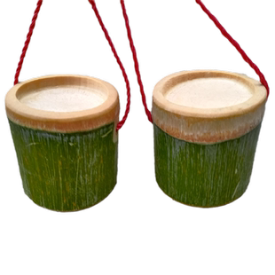 竹筒高跷玩具儿童踩高跷小孩子感统训练器材教学设备安吉户外游戏