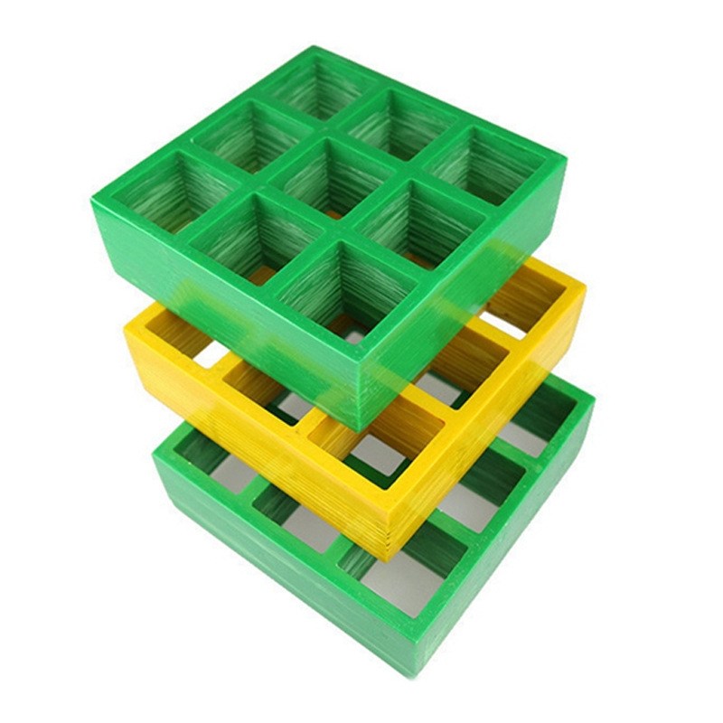 玻璃钢格板工业平台光伏走栅格道道房篦子树绿化市政洗车走玻璃钢