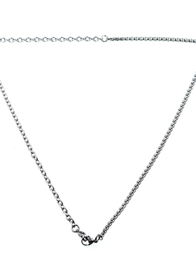 个性ins风钛钢多用双扣防丢项链