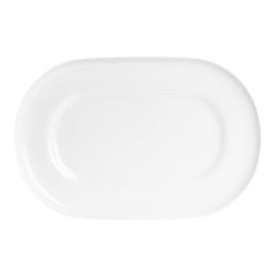 好看的鱼盘家用蒸鱼盘子骨瓷鱼盘轻奢高级感大尺寸椭圆形鱼碟大号