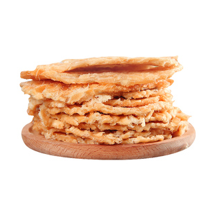 即食烤鱼片鳕鱼圆片500g山东特产散装小吃办公室网红海鲜零嘴食品