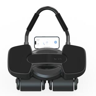 乔森健腹轮四轮2026自动回弹卷腹男士健身腹肌训练器练肚子家用