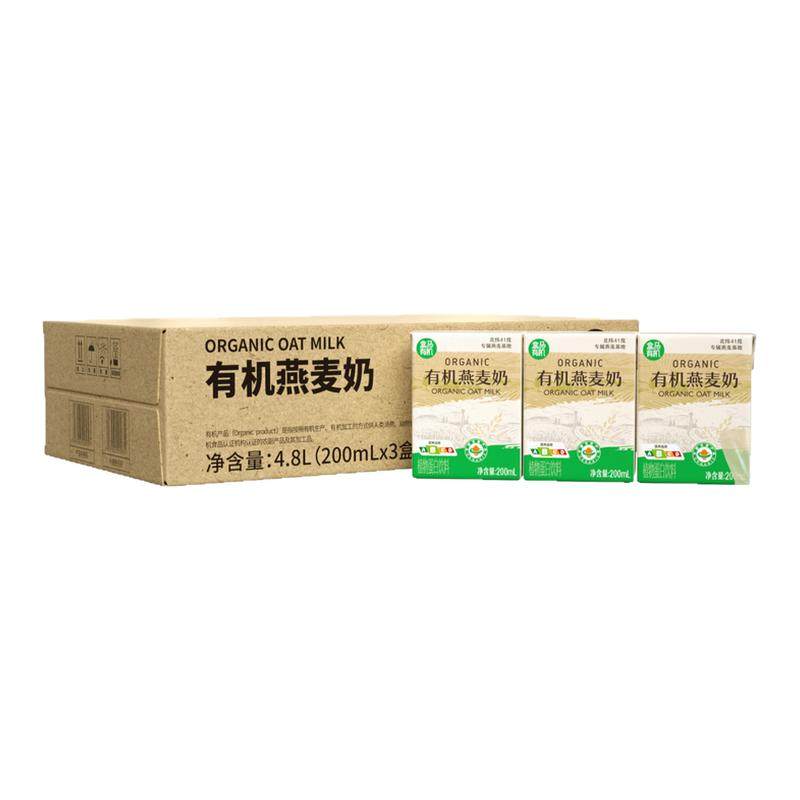 【李佳琦直播间】盒马 有机燕麦奶 200ml*24盒