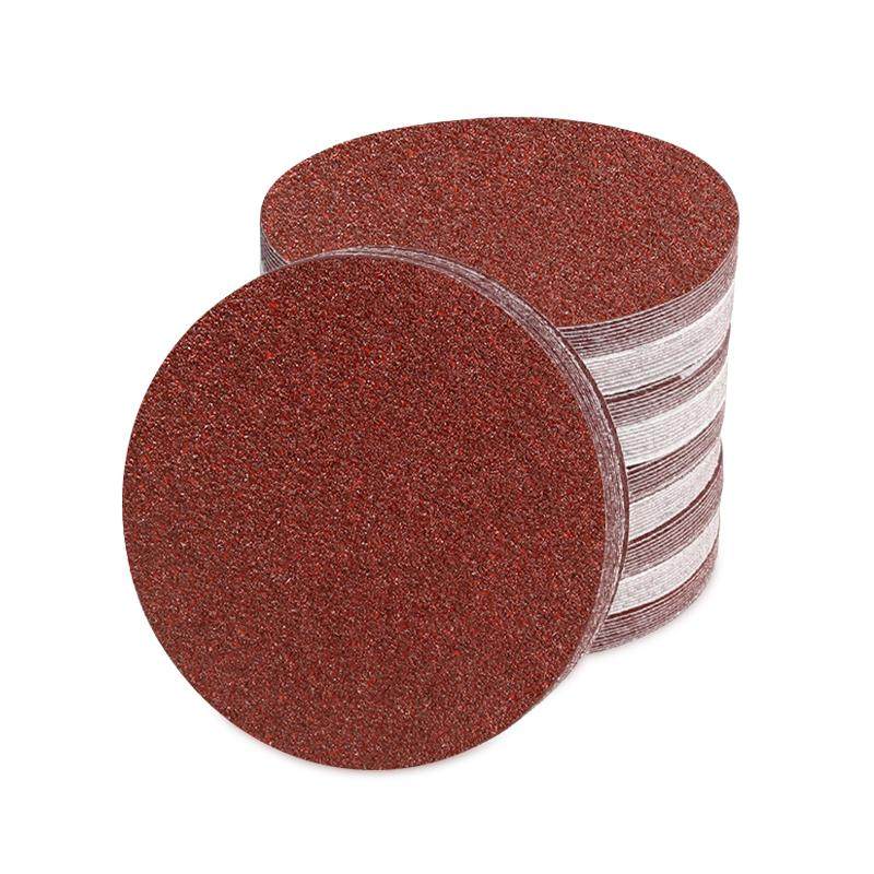5寸砂纸植绒自粘打磨神器电气动打磨机干磨机模具汽车漆面抛光片