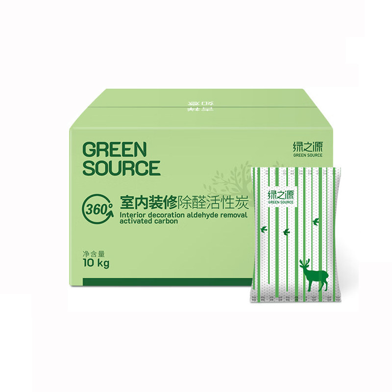 绿之源活性炭除甲醛新房装修碳包
