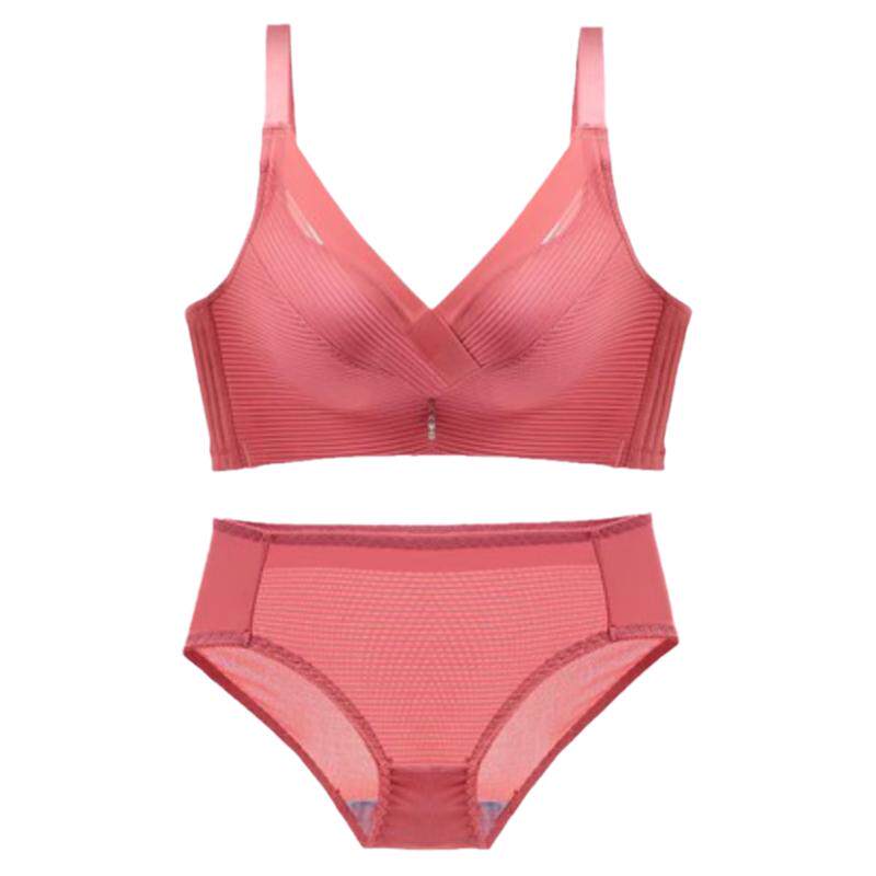 内衣女无钢圈小胸聚拢调整型收副乳上托胸罩薄款加厚无痕文胸套装