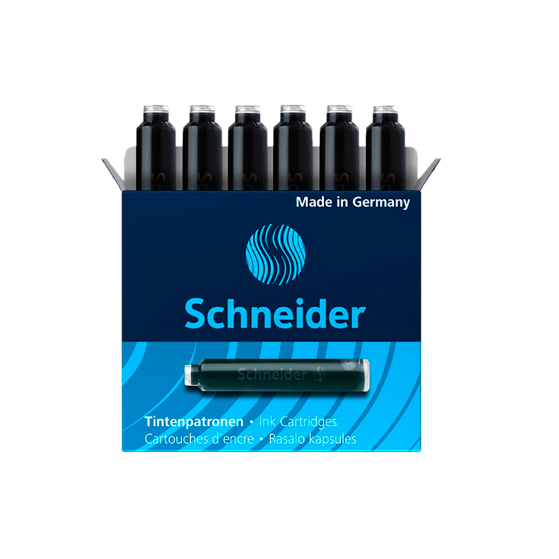 德国施耐德schneider 钢笔通用非碳素墨胆墨囊墨水胆欧标口径通用