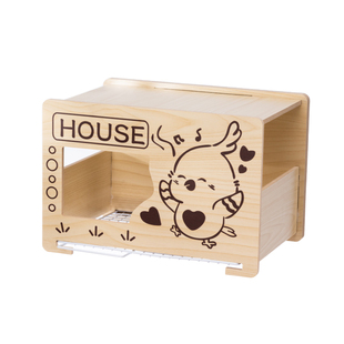 宠尚天鹦鹉躲避屋可抽泣底网悬挂式木屋虎皮牡丹玄风专用保暖窝