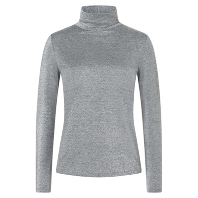 BOGNER博格纳 25秋冬新品SILVA女士经典简约立领修身针织衫T恤