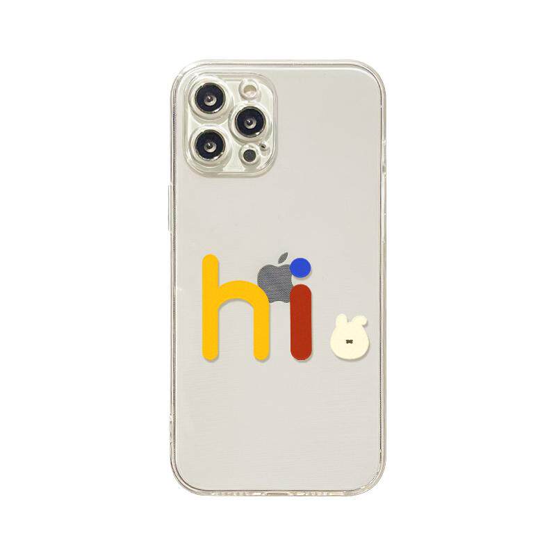 benefit创意英文打招呼hi18pro17适用于iphone16promax苹果15PRO手机壳13新款14套12个性11透明xsmax硅胶防摔