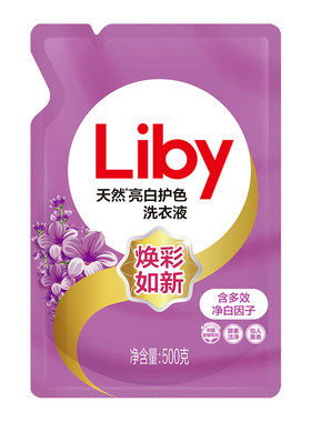 立白洗衣液亮白护色深层去渍