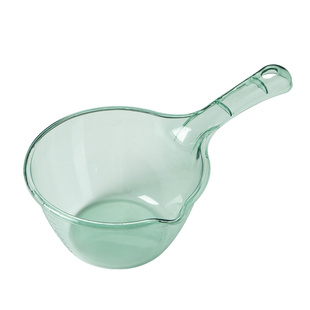 居家家塑料水勺家用长柄加厚水瓢厨房专用透明舀水瓢大号加深勺子