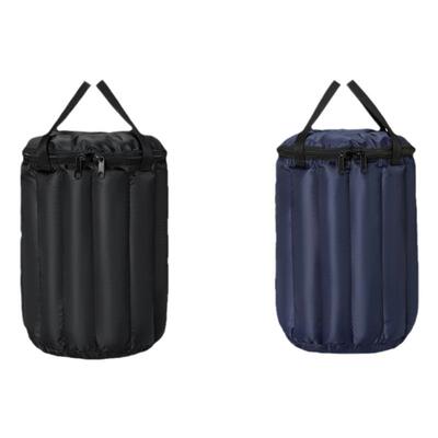 饭盒保温袋夹棉加厚防水学生带饭手提包圆形保暖套饭盒保温桶袋子