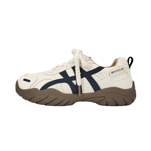 喵唔的天空2025秋轻便复古德训鞋女百搭休闲阿甘鞋厚底加绒运动鞋