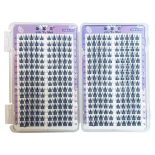 32排懒人系孔雀鱼漫画眼飞鱼新手日常黑梗鱼尾三部曲假睫毛胶水款