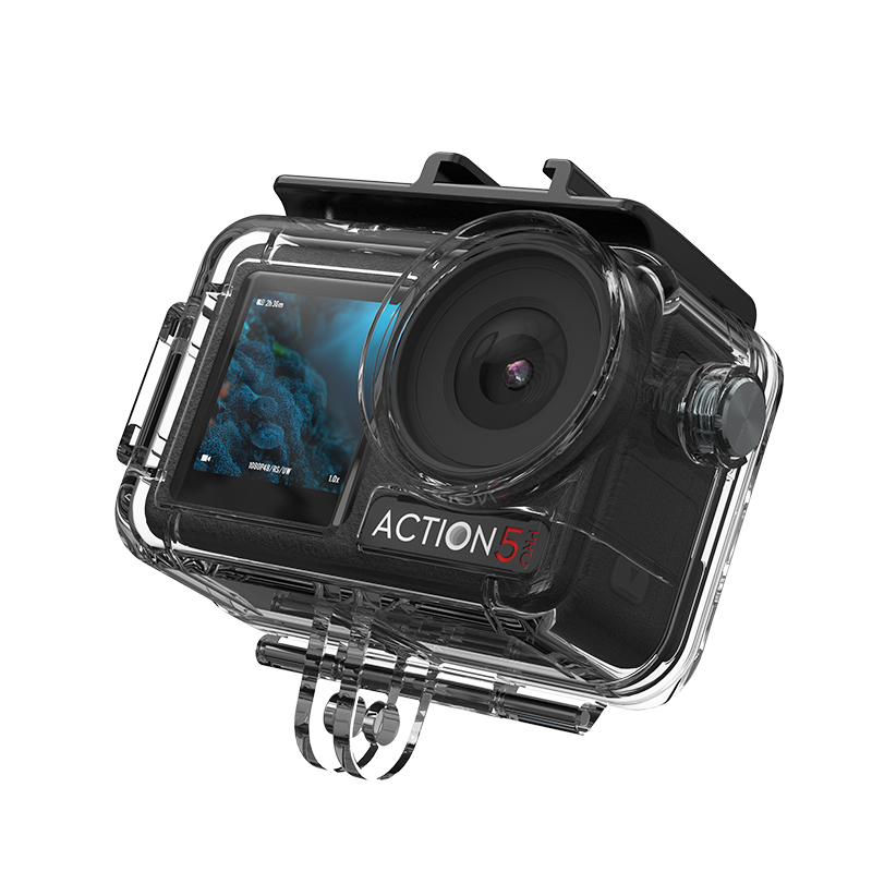 绿巨能60m级防水壳大疆Action5pro防水壳action4/3运动相机防水保护壳潜水游泳户外淋雨骑行水上乐园漂流配件