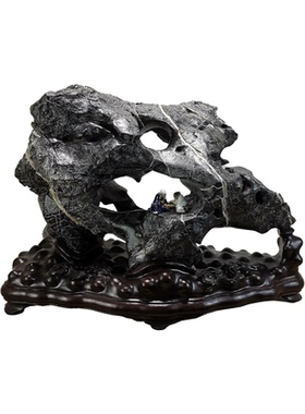 正宗灵璧石原石 天然奇石靠山石客厅办公室镇宅召财摆件 乔迁礼物