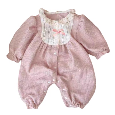 女宝宝可爱蝴蝶结超萌外出服