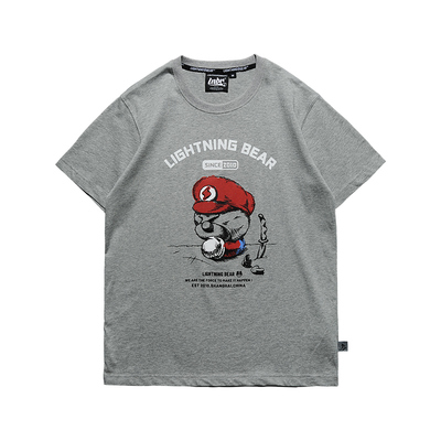 大码宽松短袖T恤潮牌青年