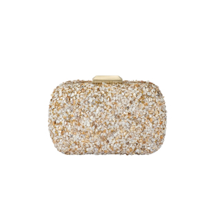 olga berg Savannah Pebble Clutch 中性色调REVOLVE小众新款