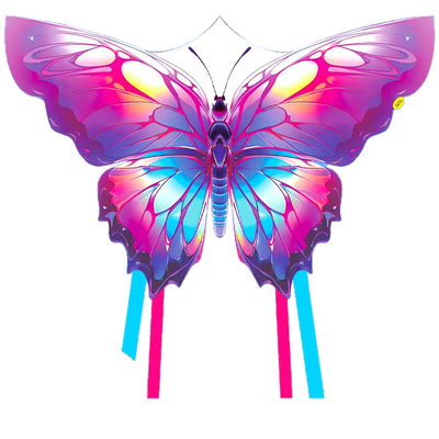 彩翼蝴蝶风筝 2024年新款潍坊风筝微风易飞大人专用儿童高档风筝