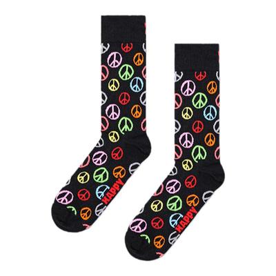 Happy Socks个性潮牌袜子女彩色薄荷曼波黑色棉袜中筒袜女潮袜
