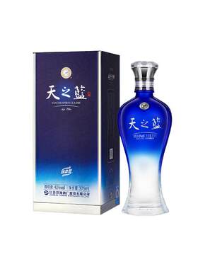 洋河42度天之蓝绵柔浓香白酒