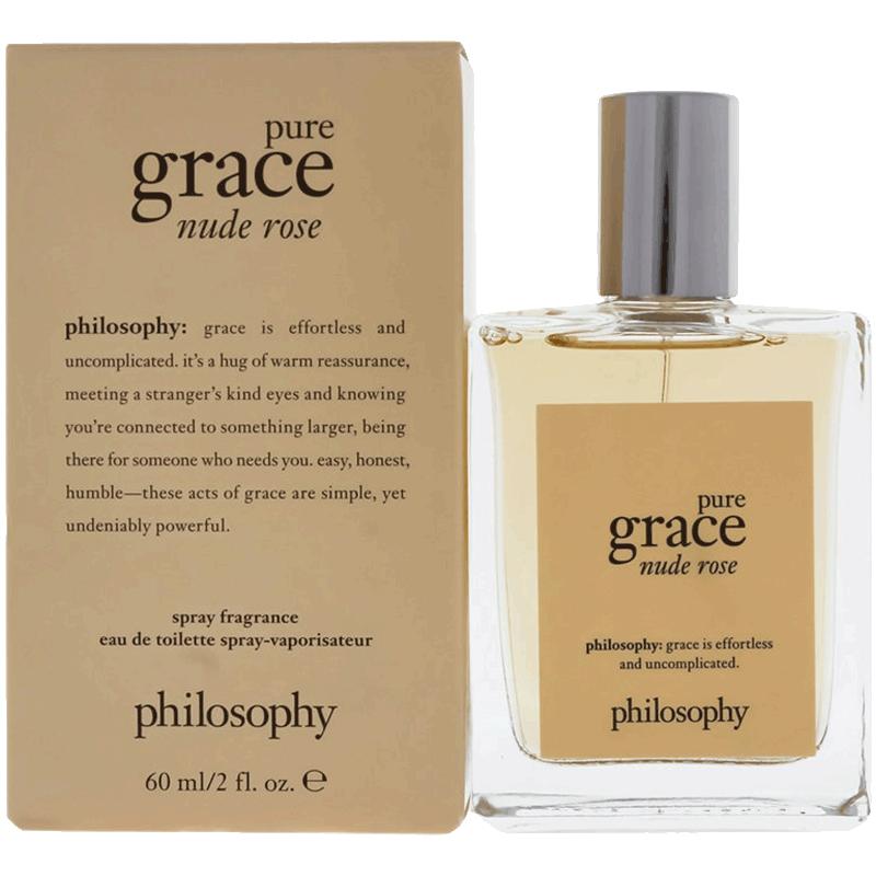 美国直邮Philosophy肌肤哲理纯洁结实之裸色玫瑰香水EDT60ml花香