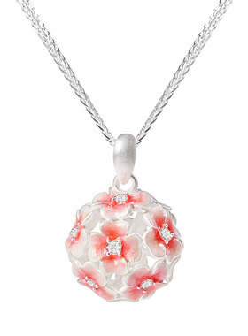 宫里上新花锦绣足银999项链