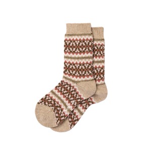 英国Pantherella女士中筒袜子山羊绒秋冬袜亲肤保暖休闲厚袜W772