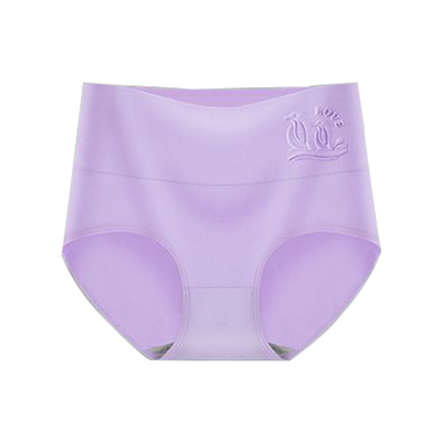 女士内裤女纯棉高腰抗菌透气大码亲肤舒适透气收腹提臀三角裤头女