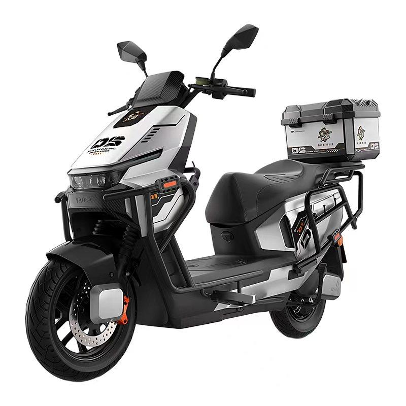 雅迪电动摩托车72V38A长续航电摩