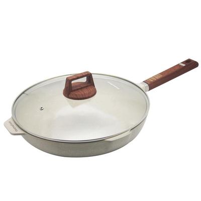 德国麦饭石燃气灶电磁炉不粘锅