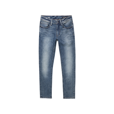 ABLE JEANS【修身裤】新款男士复古天晴蓝弹力显瘦牛仔修身裤