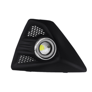 经典福克斯日行灯福克斯两/三厢改装天使眼透镜雾灯总成LED日行灯