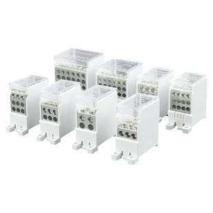 FJ6G开关接线端子250/100/400A一进六出12出空开断路器电线分线器