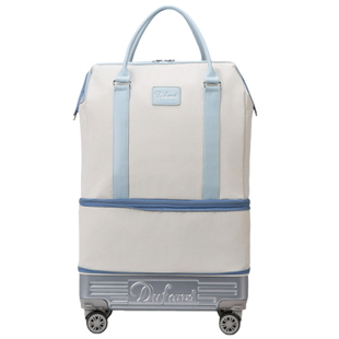 便携式可折叠拉杆箱旅行包带轮子的登机行李袋高级感学生住校收纳