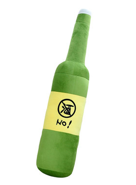 仿真啤酒瓶抱枕戒酒毛绒玩具玩偶