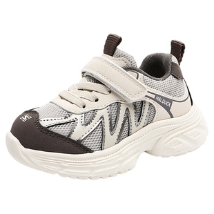 小黄鸭童鞋男童鞋子2026秋季新款网面透气网鞋小男孩儿童运动鞋潮