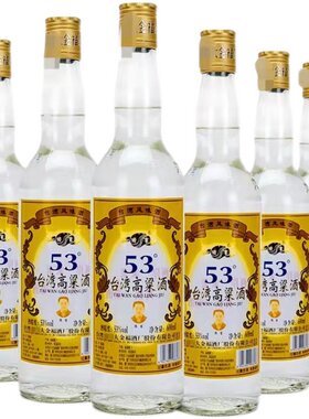 顺吉台湾高粱酒53度浓香型白酒