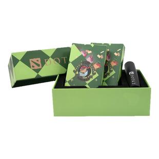 DOTA2 周边TI主题扑克牌发光紫光扑克珍藏桌游荧光切牌掼蛋卡牌