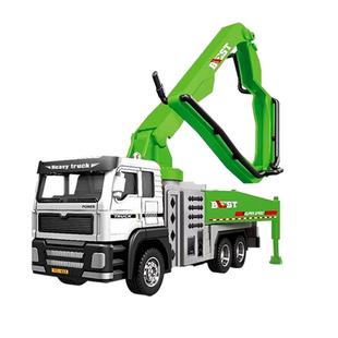 玩具水泥泵车合金工程车儿童模型汽车混凝土运输车浇灌车男孩礼盒