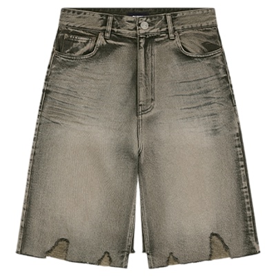 男士毛边水洗WE11DONE水洗