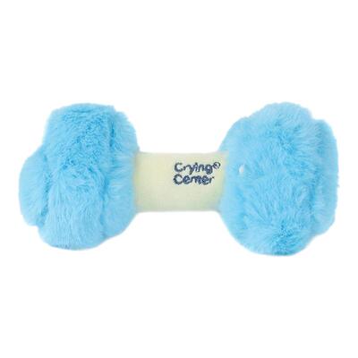 CryingCenter 汗与泪爱心哑铃毛绒玩偶挂件 哭喊中心