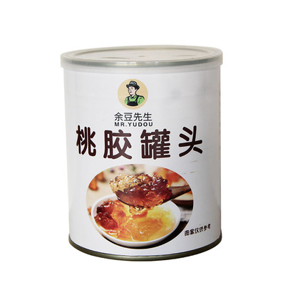 桃胶罐头商用免煮开罐即食桃胶