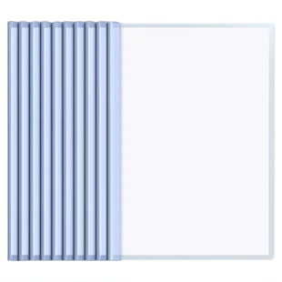 加厚文件抽杆夹a4拉杆夹书夹大号透明彩色大容量书皮试卷档案书夹子学生用资料夹收纳册抽拉杆办公用品活页夹