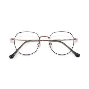 灿烂的风和海陈昊宇同款纯钛近视眼镜框女适合小脸厚边高度数镜架