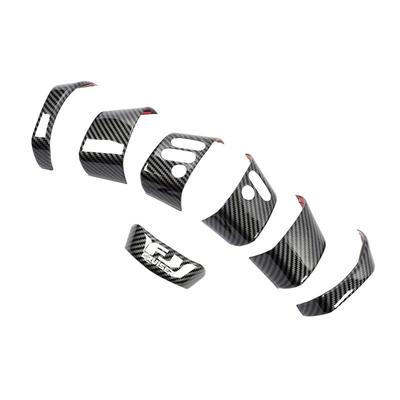 适用丰田fj酷路泽方向盘亮片改装