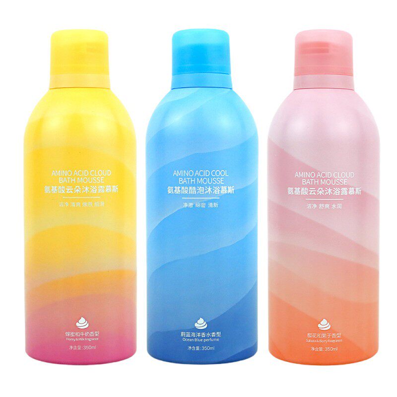 氨基酸牛奶香氛慕斯沐浴露控油舒缓泡沫洁面洗面奶洗澡成人留香女